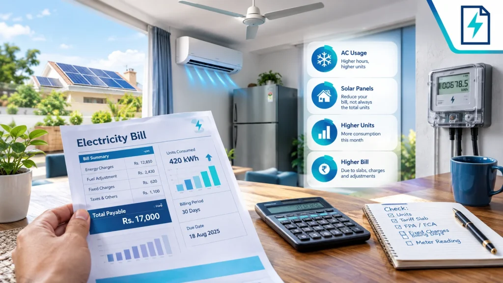 Checking MEPCO meter reading against electricity bill and Why Is My MEPCO Bill High